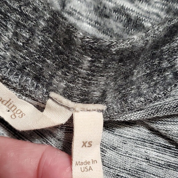 Soft Surroundings‎ Cardigan Sz XS Pockets Stretch Comfort Gray Marled Open Front - Picture 5 of 11